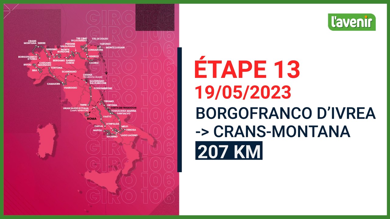 Giro 2023 : Valerio Piva préface la 13e étape du Giro