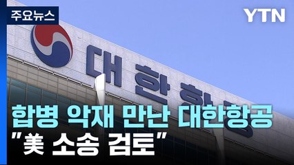 대한항공-아시아나 합병 연일 악재..."美 소송 검토" / YTN