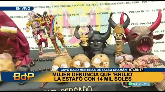 Falso “Chamán” estafa a joven con 14 mil soles en medio de rituales satánicos