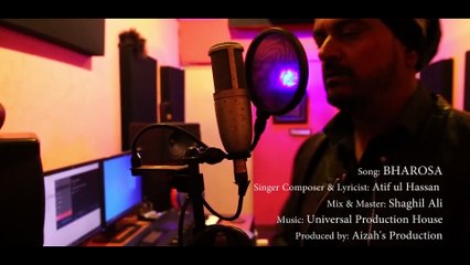 "Bharoosa: Unleashing Passionate Love in Classic Rock Style | Atif ul Hassan"Music – Shaghil Ali Mix