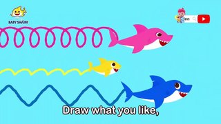✏️Let's Do a Doodle - Baby Shark Word Song - Vocabulary for Kids - Baby Shark Official