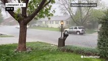 Storms pound Colorado with hail and drenching rain