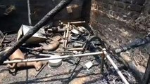 रायसेन: अज्ञात कारणों से घर में लगी आग, मची अफरा-तफरी