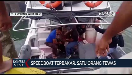 Speedboat Terbakar, Satu Orang Tewas