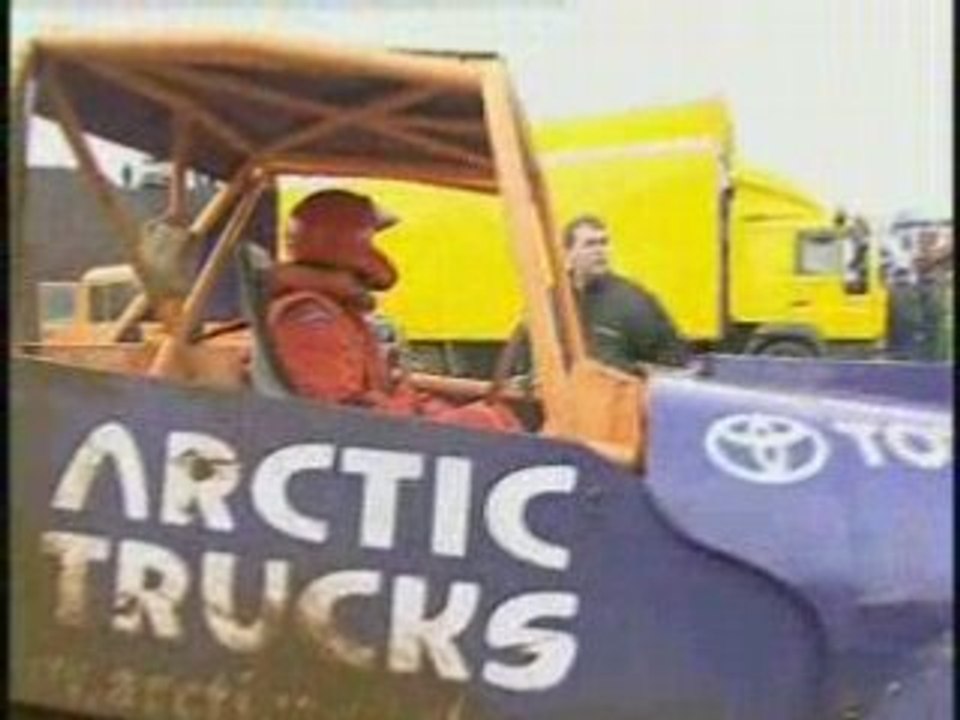 Voiture tout terrain accident