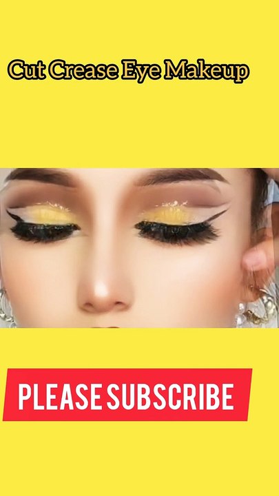 cut crease eye makeup kashees makeup