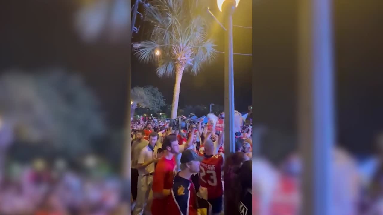 Fans go wild as Panthers win in historic 4OT