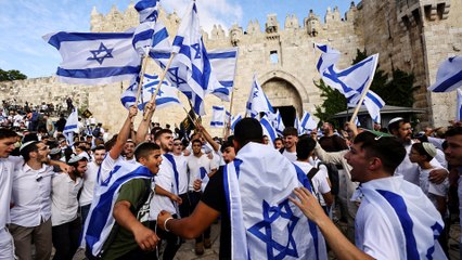 مسيرة الأعلام.. الأمن الإسرائيلي يفرق بالقوة عشرات الفلسطينيين في القدس