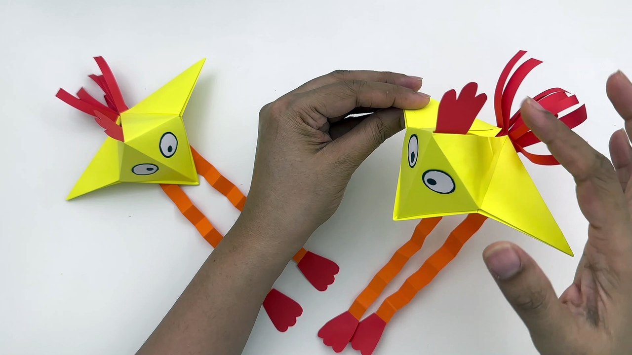 How To Make Easy Moving Paper Toy For Kids / Nursery Craft Ideas ...