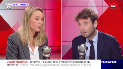 Marion Maréchal: "La violence d'ultradroite est dérisoire, la seule menace qui continue d'exister c'est la violence d'extrême gauche"