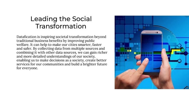 Harnessing the Power of Datafication Transforming Businesses and Society