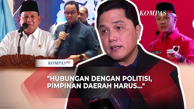 Kala Erick Thohir Bicara soal Hubungannya dengan Politisi Ganjar, Anies, hingga Prabowo