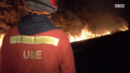 El incendio de Las Hurdes sigue fuera de control