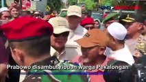 Menhan Prabowo Bagikan 110 Motor untuk Babinsa di Pekalongan