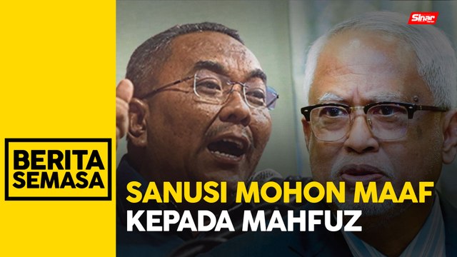Saman fitnah: Sanusi buat kenyataan maaf kepada Mahfuz