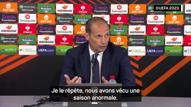 Demies - Allegri : Cette défaite va nous faire réfléchir