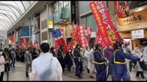 G7, manifestazione in centro a Hiroshima contro il summit e la guerra
