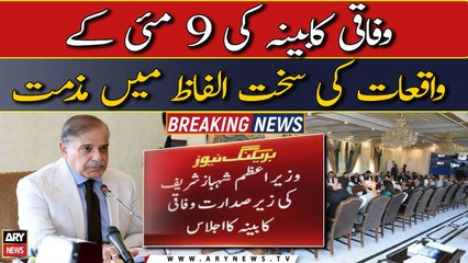 Download Video: Federal Cabinet strongly condemns the 9th May attacks