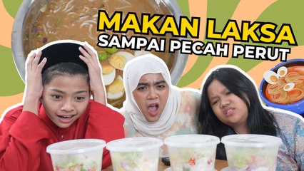  MAKAN LAKSA PENANG PAKAI STRAW SAMPAI LICIN 