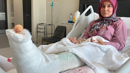 Hastaya müdahaleye giden sağlıkçı merdivenden itildi