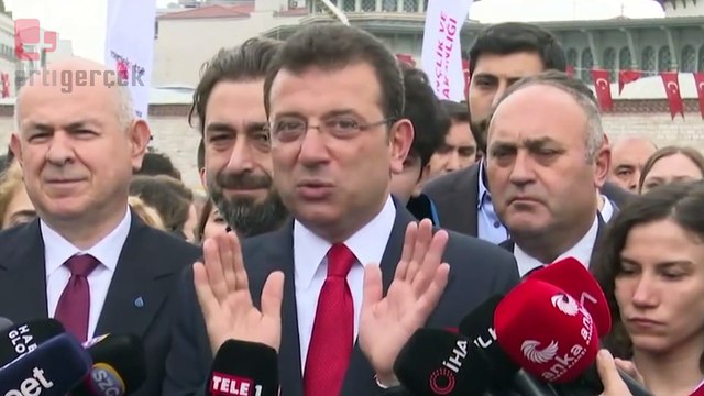 İmamoğlu'dan 19 Mayıs törenlerine eleştiri: Korsan bir çelenk töreni yapıyoruz