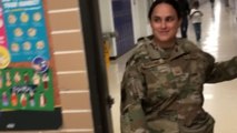 Military mother surprises her son with unexpected homecoming *Heartfelt Reaction*