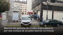 Mueren dos gemelas de 12 años al precipitarse al vacío en Oviedo