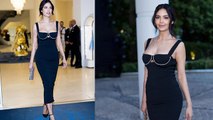 Cannes 2023 Red Carpet : Esha Gupta Cannes 2nd Day Black Dress Price Reveal | Boldsky
