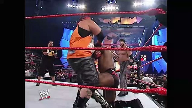 Goldberg lays waste to 3-Minute Warning_ Raw, April 28, 2003