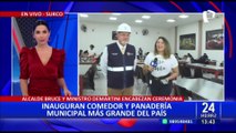 ¡A 7 soles el menú!: Inauguran comedor y panadería municipal más grande del Perú en Surco