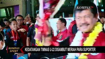Pulang dari SEA Games 2023, Timnas U-22 Disambut Meriah di Bandara Soekarno-Hatta!