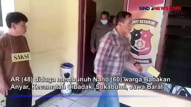 Rekonstruksi Ponakan Bunuh Paman di Cibadak Sukabumi, Tersangka Peragakan 27 Adegan