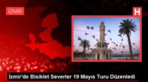 İzmir'de Bisiklet Severler 19 Mayıs Turu Düzenledi