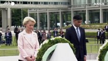 G7, omaggio a vittime dell'atomica apre il summit a Hiroshima