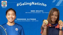 Zoleta and Catinding: Soft Tennis Gold medalists!