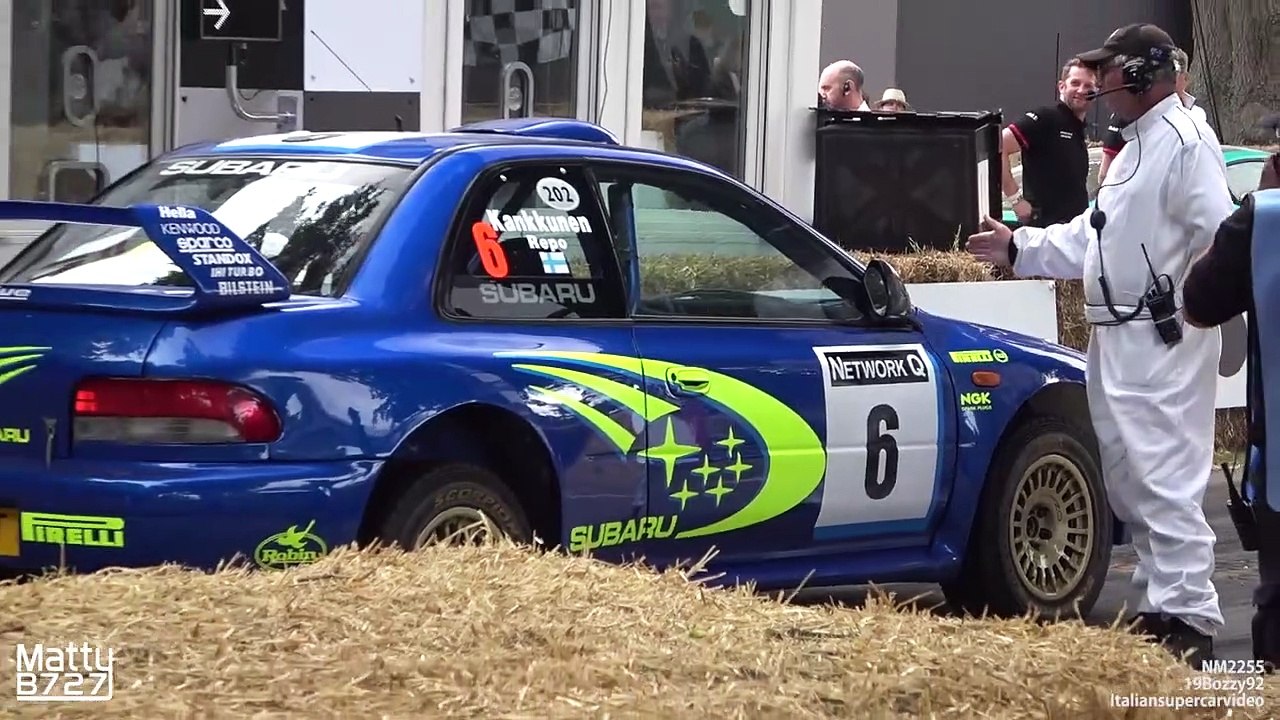 Subaru Impreza S5 WRC '99 ex Kankkunen + ex McRae - PURE SOUND at Goodwood FOS!