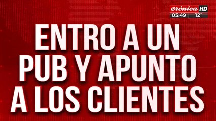 Quiso robar en un pub... ¡y lo molieron a golpes!