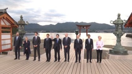 El G7 escenifica un gesto antinuclear en Hiroshima y anuncia más sanciones contra Rusia
