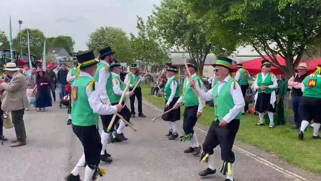 Exeter Morris dancers Devon Show 2023