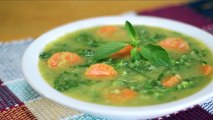 Caldo verde com gengibre