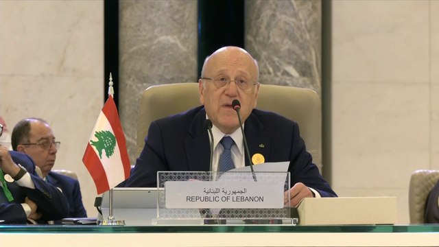 رئيس الوزراء اللبناني: نثمن عودة #سوريا للقيام بدورها كاملا في الجامعة العربية #العربية #قمة_جدة