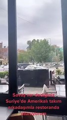 Basketbolcu Kemal Canbolat'tan Suriye videosu: "Savaş var dediğiniz Suriye'de restoranda oturuyorum"