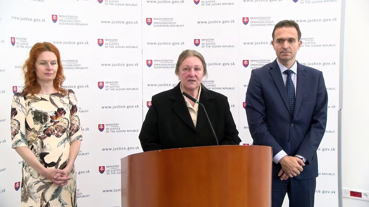 ZÁZNAM: J. Dubovcová: Rezort spravodlivosti navrhne do PVV stabilizáciu ľudských zdrojov