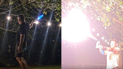 Man uses FLAMETHROWER to destroy TERMITES!