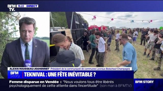 Teknival: C'est nous qui faisons le boulot de l'organisation déplore Alexis Rousseau-Jouhennet (président de la communauté de communes Levroux, Boischaut, Champagne)