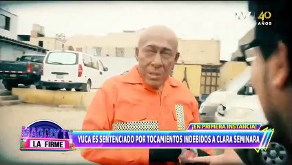 'Yuca' responde a Clara Seminara tras sentencia por tocamientos indebidos.