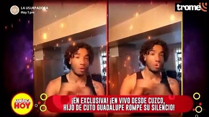 Hijo del 'Cuto' habla de infidelidad de Charlene Castro