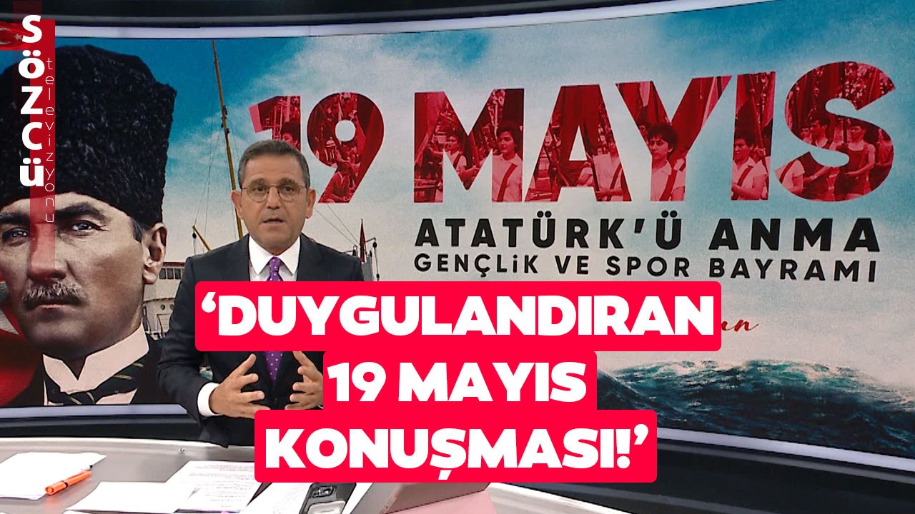 Fatih Portakal'dan Duygulandıran 19 Mayıs Konuşması! 'Atatürk İşte Bu Kadar Yürekli Bir İnsan'