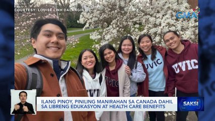 Ilang Pinoy, piniling manirahan sa Canada dahil sa libreng edukasyon at health care benefits | Saksi