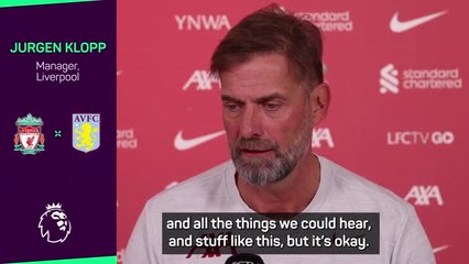 I get a better view from the stands - Klopp discusses touchline ban